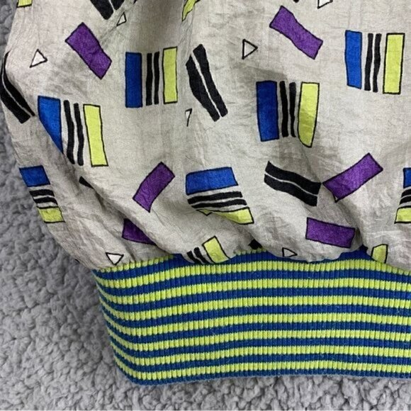 Vintage Puma Europe 80’s Neon Shell Suit Zip Up Jacket-Size 3/Sm, Cotton/Poly - Picture 6 of 8